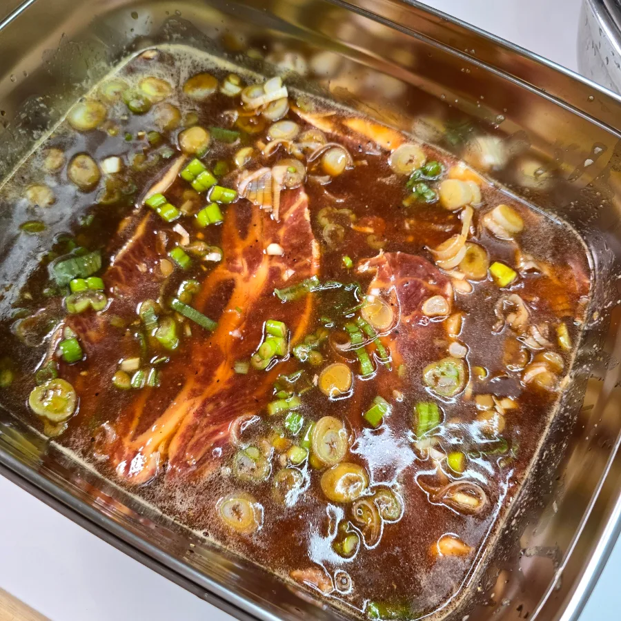 LA갈비구이 만드는 법 기가막힌 LA갈비재는법 양념장