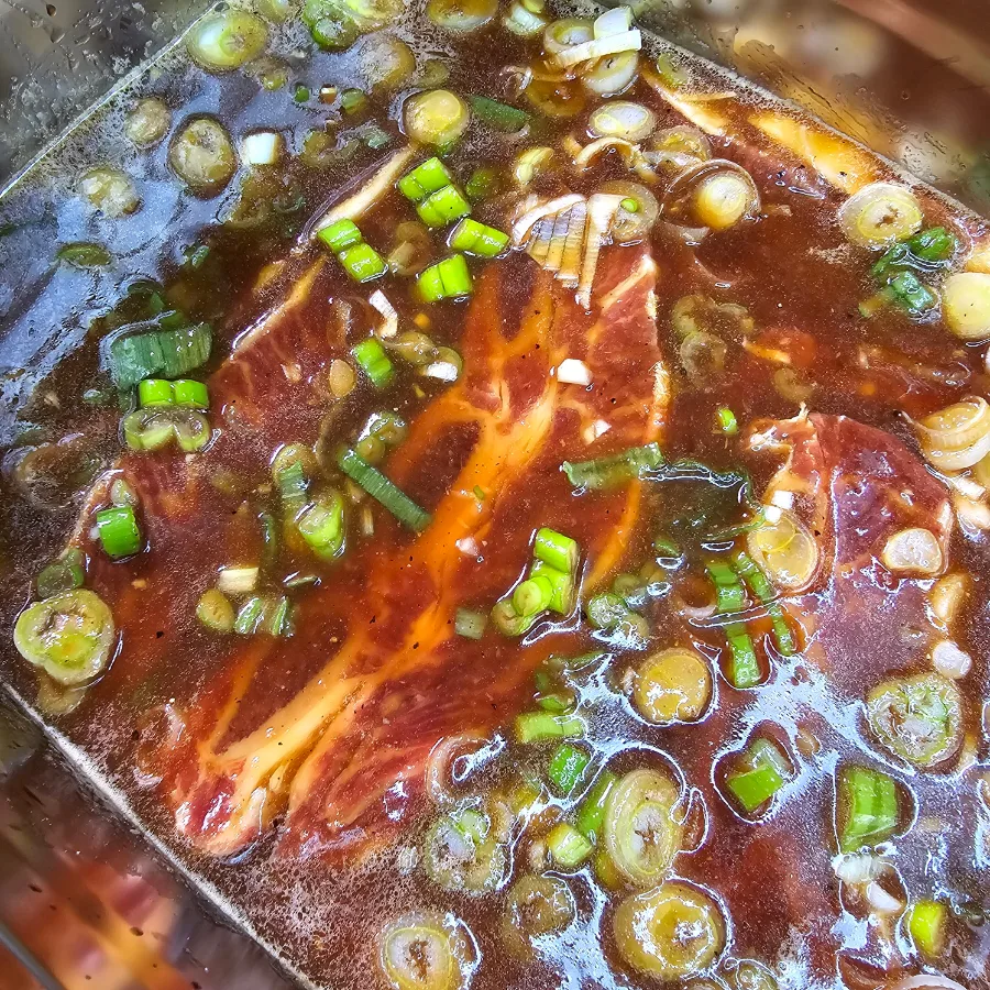 LA갈비구이 만드는 법 기가막힌 LA갈비재는법 양념장