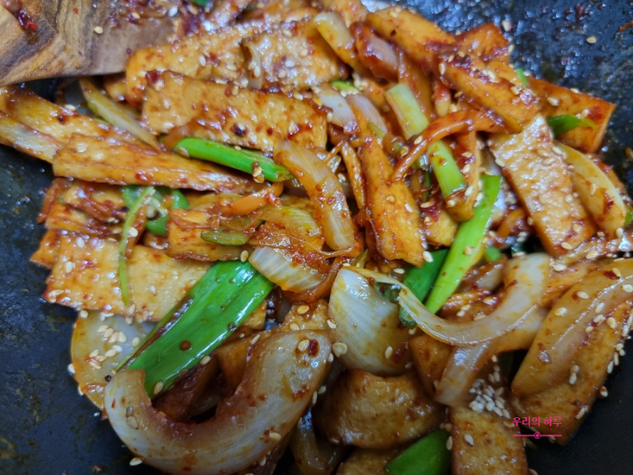 오뎅볶음 레시피 빨간오뎅 백종원 어묵볶음 만들기 18 오뎅볶음
