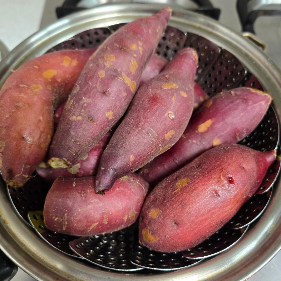 고구마칩 고룽지 만들기 에어프라이어 고구마 삶기 3 2 77