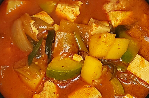 류수영고추장찌개