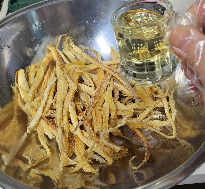 황태채무침 북어채무침 만드는 법 촉촉한 황태채 레시피 4 3 32