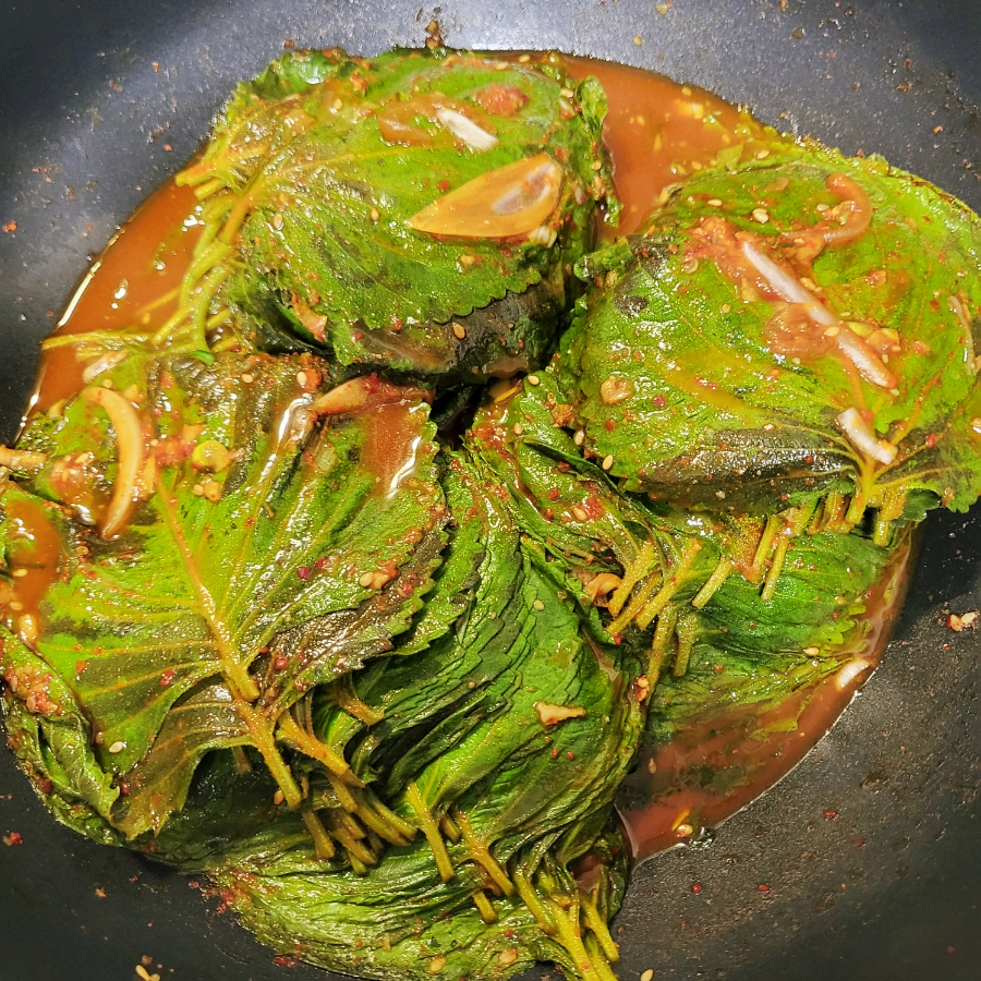 깻잎찜 만드는법 깻잎 양념장 간장깻잎찜 5 깻잎찜