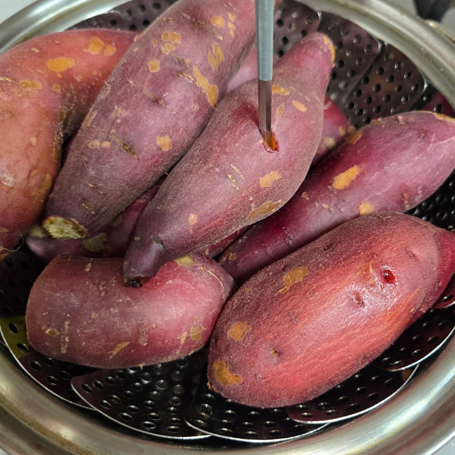 고구마칩 고룽지 만들기 에어프라이어 고구마 삶기 4 3 81