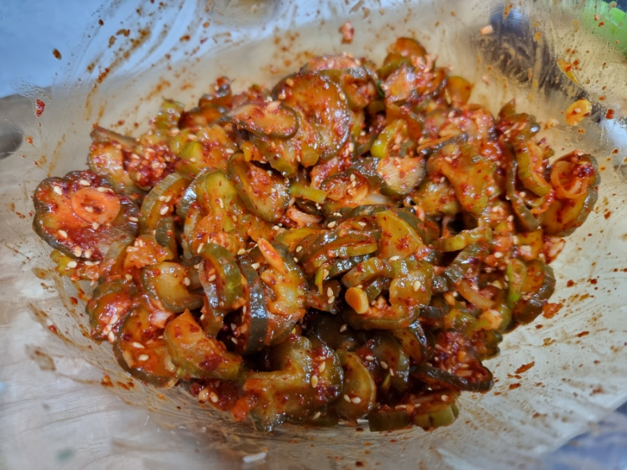 편스토랑 이찬원 오이지무침 비빔국수 레시피 11 오이지무침 비빔국수