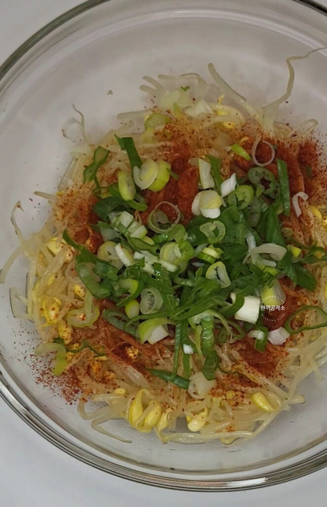 콩나물무침 레시피 콩나물 삶는시간 11 9 79