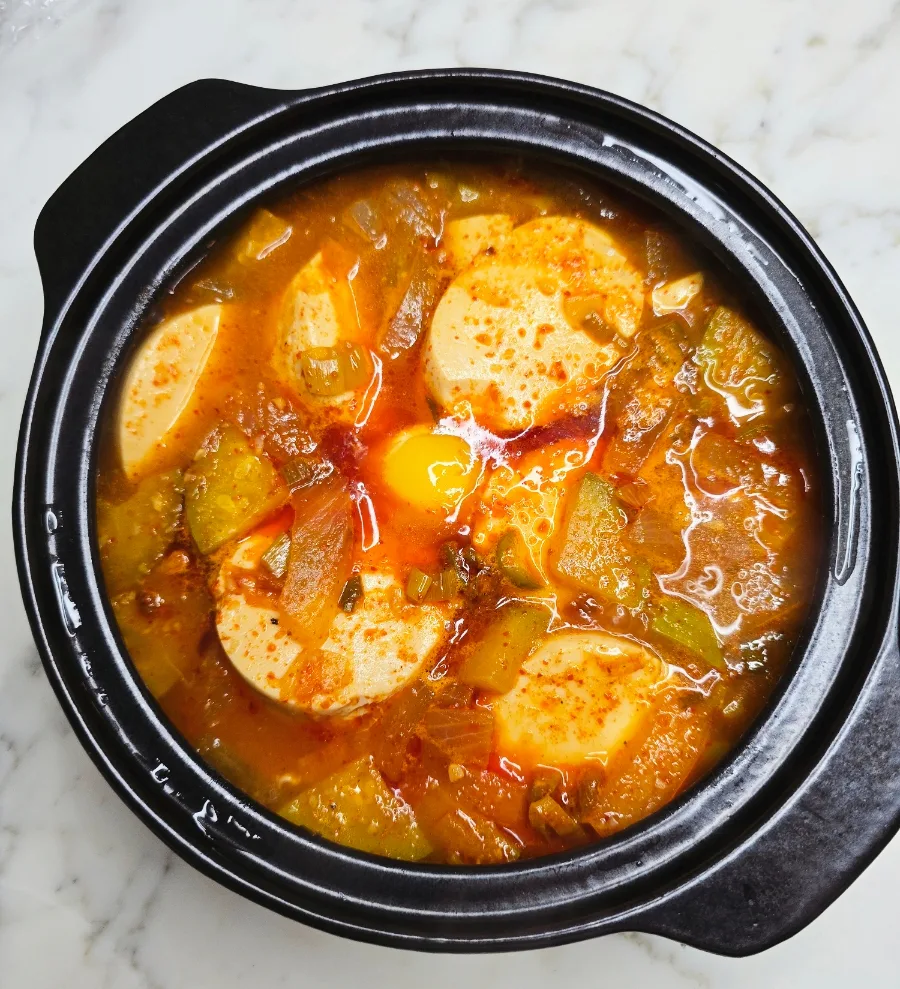 순두부찌개 끓이는 법 양념 고기 없는 레시피