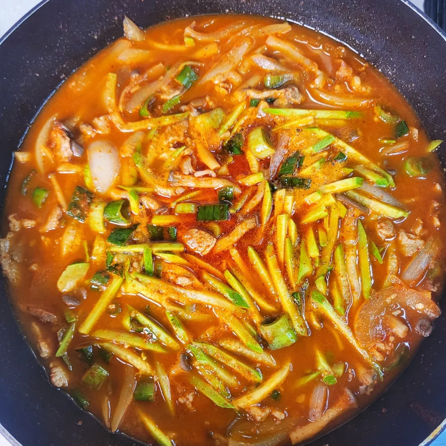 백종원 광주 애호박찌개 백패커2 애호박 고추장찌개 레시피