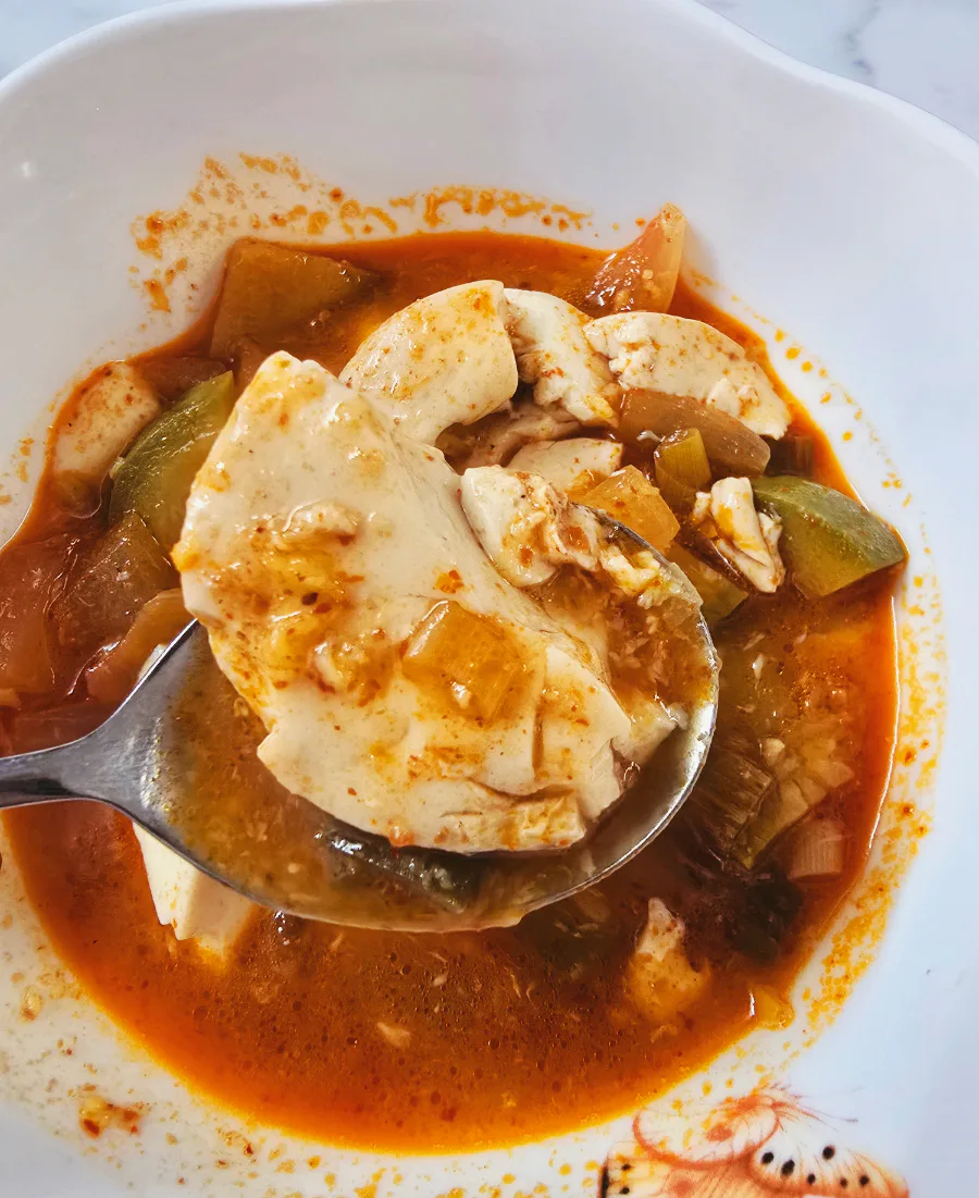 순두부찌개 끓이는 법 양념 고기 없는 레시피