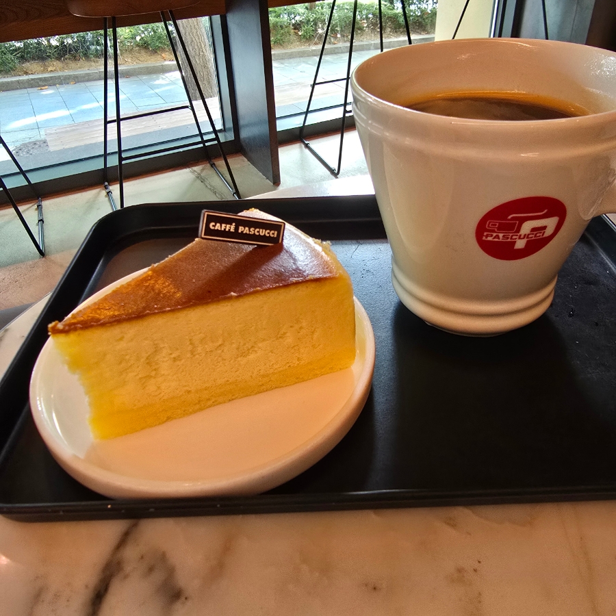 파스쿠찌 메뉴 치즈케이크 역삼역 카페 빌딩숲 뷰가 좋아 | 한끼공작소 13 44 | 한끼공작소