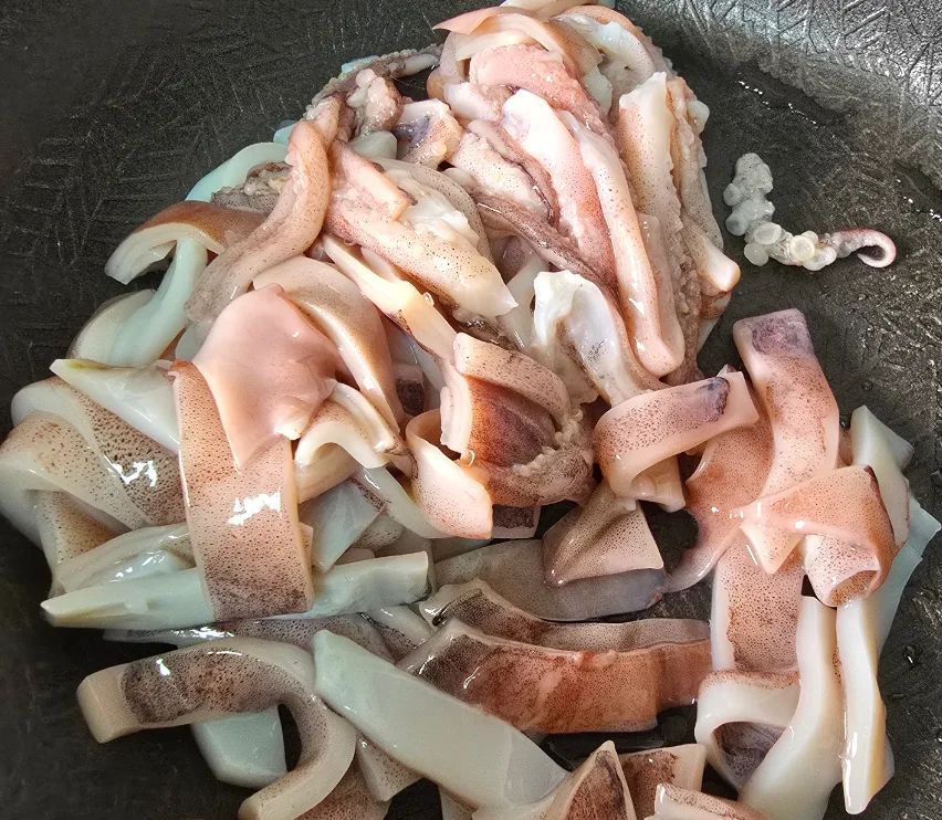 류수영 오징어회무침 어남선생 레시피 오징어 데치기