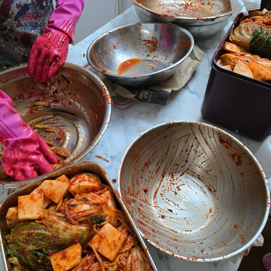 김장김치 양념 레시피 고랭지 절임배추 20kg 양념 김장육수 만들기