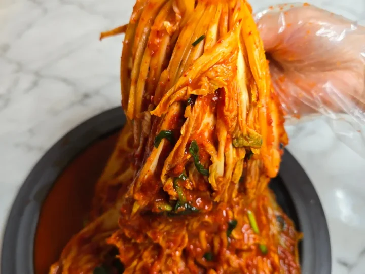 김장김치 양념 레시피 고랭지 절임배추 20kg 양념 김장육수 만들기