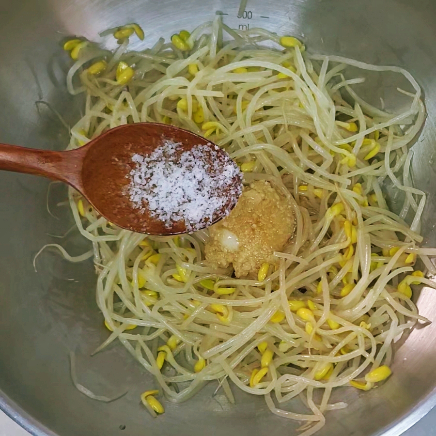 하얀 콩나물무침 레시피 참치액 콩나물 삶는시간 삶기 13 12 42