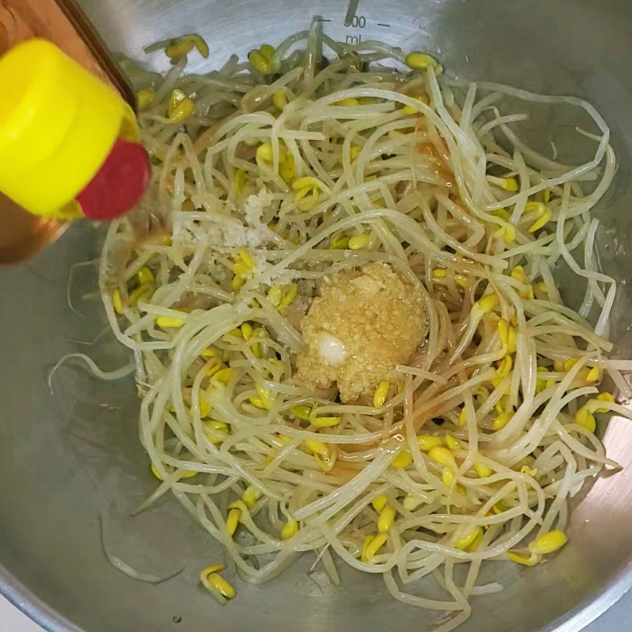 하얀 콩나물무침 레시피 참치액 콩나물 삶는시간 삶기 14 13 41