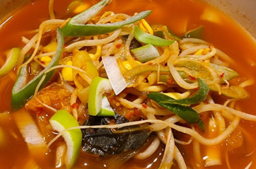 김치콩나물국
