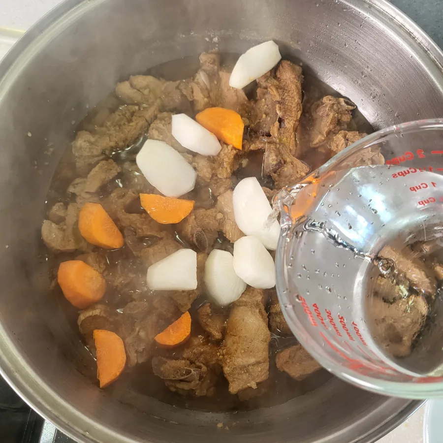 돼지갈비찜 황금 레시피 간장 양념 만들기