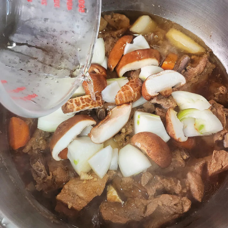 돼지갈비찜 황금 레시피 간장 양념 만들기