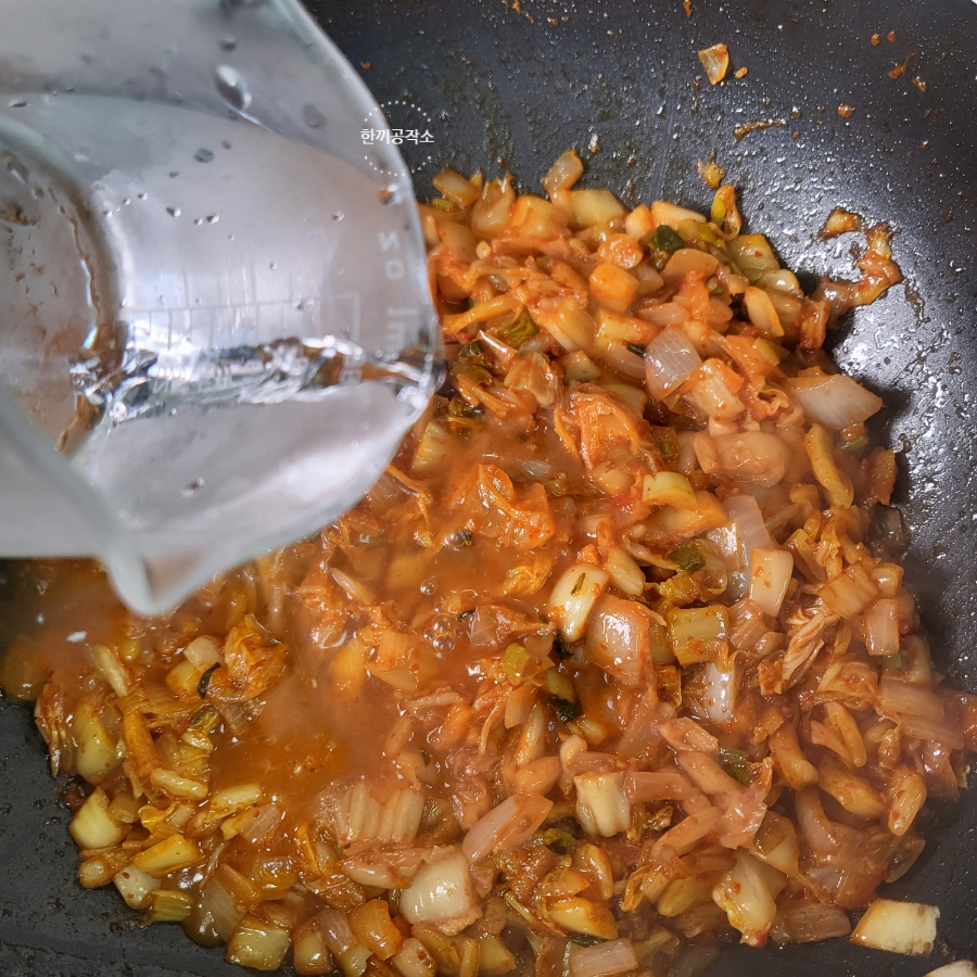 백종원 김치볶음밥 레시피 참치 간단 김치볶음밥 만들기 13 12 8