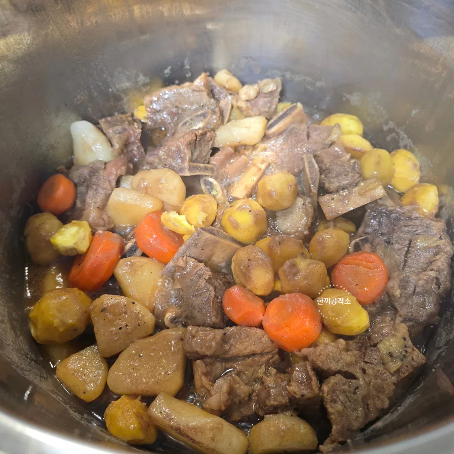 소갈비찜 레시피 부드러운 갈비찜 만들기 명절음식