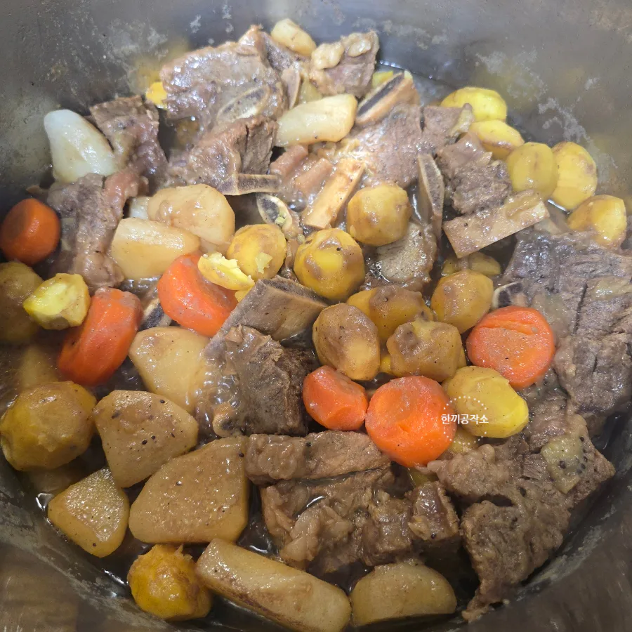 소갈비찜 레시피 부드러운 갈비찜 만들기 명절음식