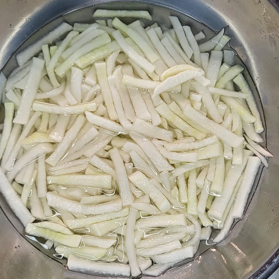 보쌈 무김치 만들기 오독 보쌈무 레시피 무 요리
