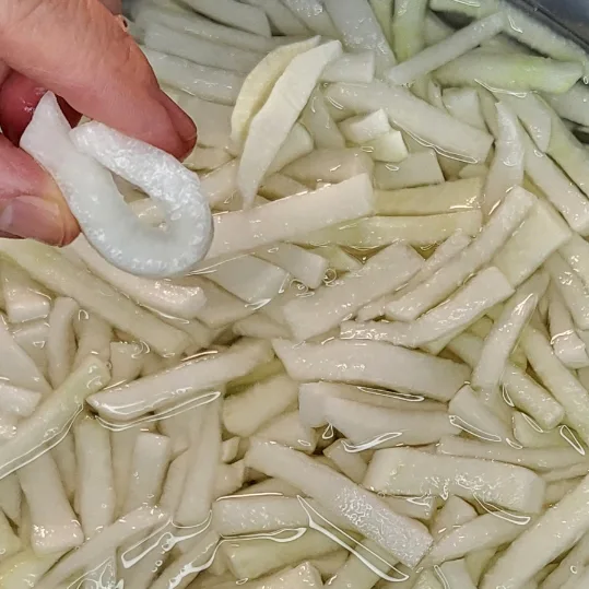 보쌈 무김치 만들기 오독 보쌈무 레시피 무 요리