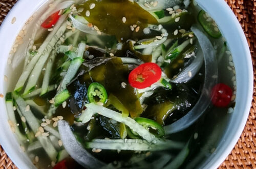 미역오이냉국