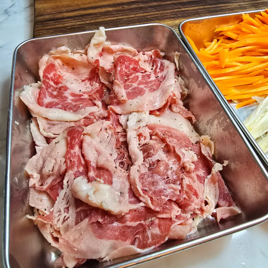 차돌박이 숙주찜 10분 컷! 초간단 레시피 대공개!