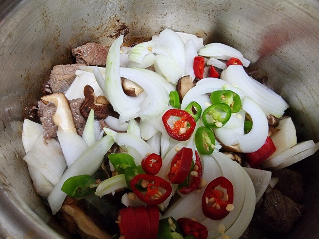 편스토랑 이찬원 경상도식 소고기 무국 끓이는법 대파무침 15 경상도식소고기무국