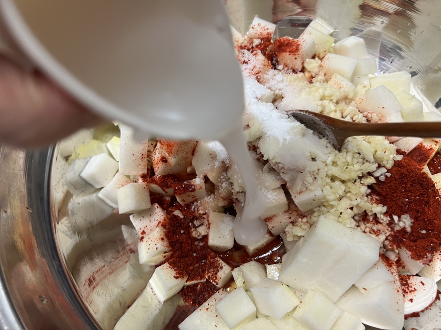 깍두기 담그는법 아삭하고 맛있는 깍두기 담그기 18 깍두기담그는법