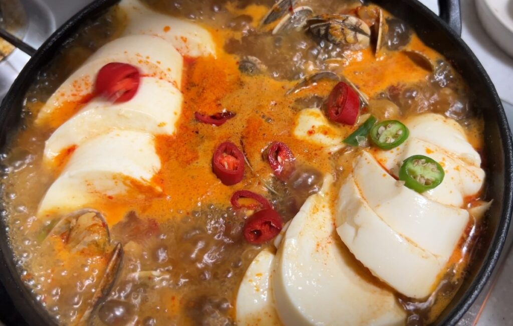 순두부찌개 끓이는법 백종원 레시피 바지락 순두부찌개 양념장 19 바지락 순두부찌개