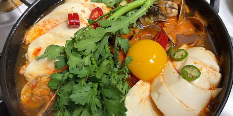 순두부찌개 끓이는법 백종원 레시피 바지락 순두부찌개 양념장 1 바지락 순두부찌개