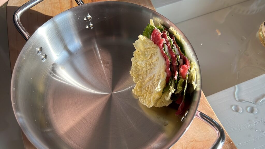밀푀유나베 만들기 정말 맛있는 밀푀유나베 소스 22 밀푀유나베