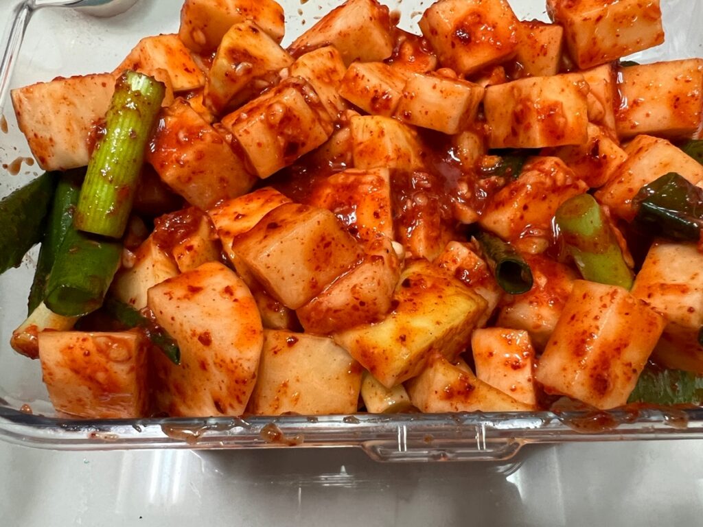 깍두기 담그는법 아삭하고 맛있는 깍두기 담그기 22 깍두기담그는법