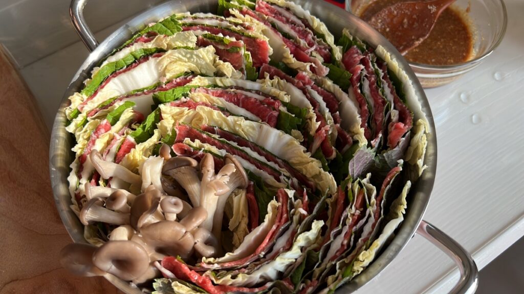 밀푀유나베 만들기 정말 맛있는 밀푀유나베 소스 26 밀푀유나베