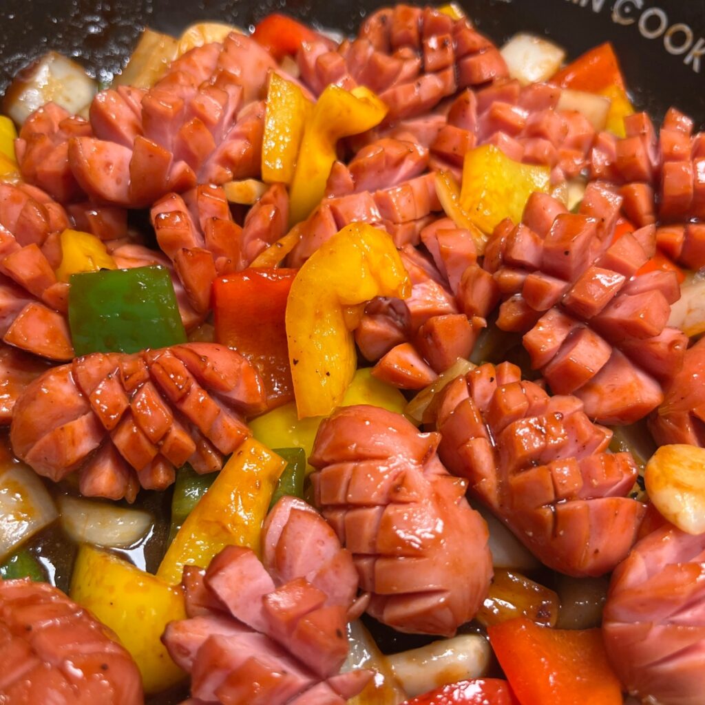 소세지 야채볶음 쏘야볶음 맥주안주추천 3 1 13