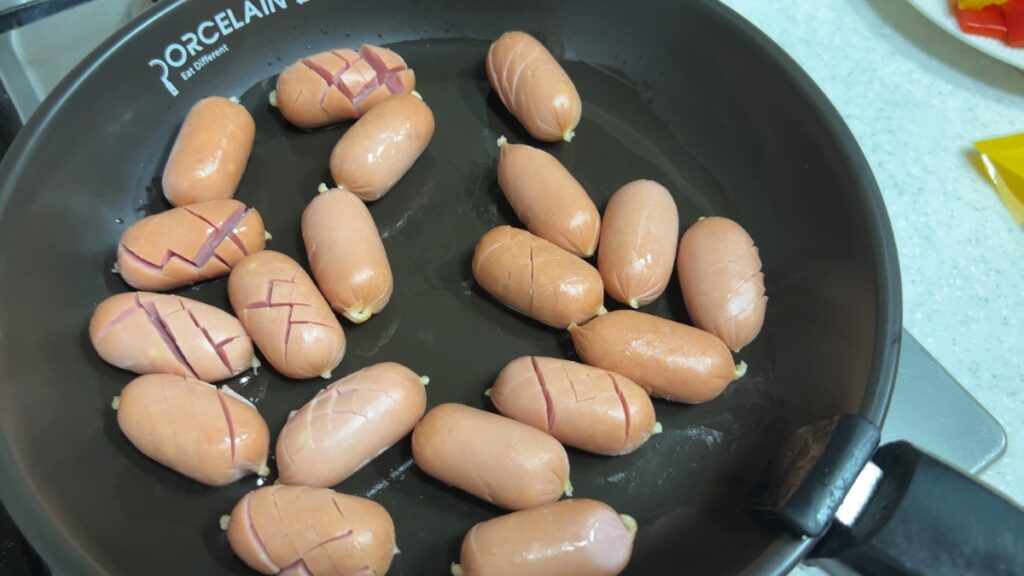 소세지 야채볶음 쏘야볶음 맥주안주추천 15 12 13