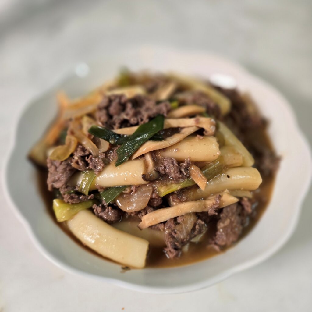 궁중떡볶이 레시피 맵찔이도 OK! 남은 불고기로 5분 컷 만들기 21 19 2