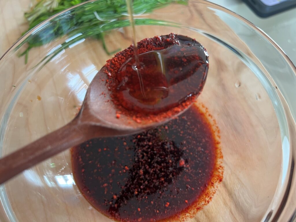 달래 양념장 달래장 만들기 달래 손질법 (+계란 두부부침) 17 16 10