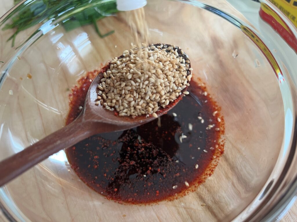 달래 양념장 달래장 만들기 달래 손질법 (+계란 두부부침) 18 17 10