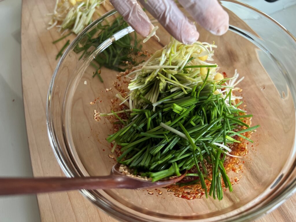 달래 양념장 달래장 만들기 달래 손질법 (+계란 두부부침) 21 20 9