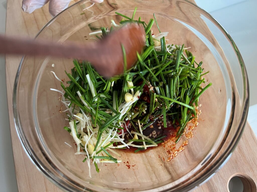 달래 양념장 달래장 만들기 달래 손질법 (+계란 두부부침) 22 21 9