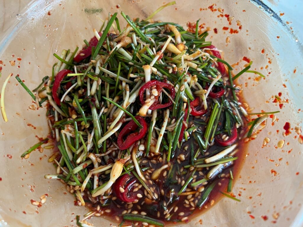 달래 양념장 달래장 만들기 달래 손질법 (+계란 두부부침) 23 22 8