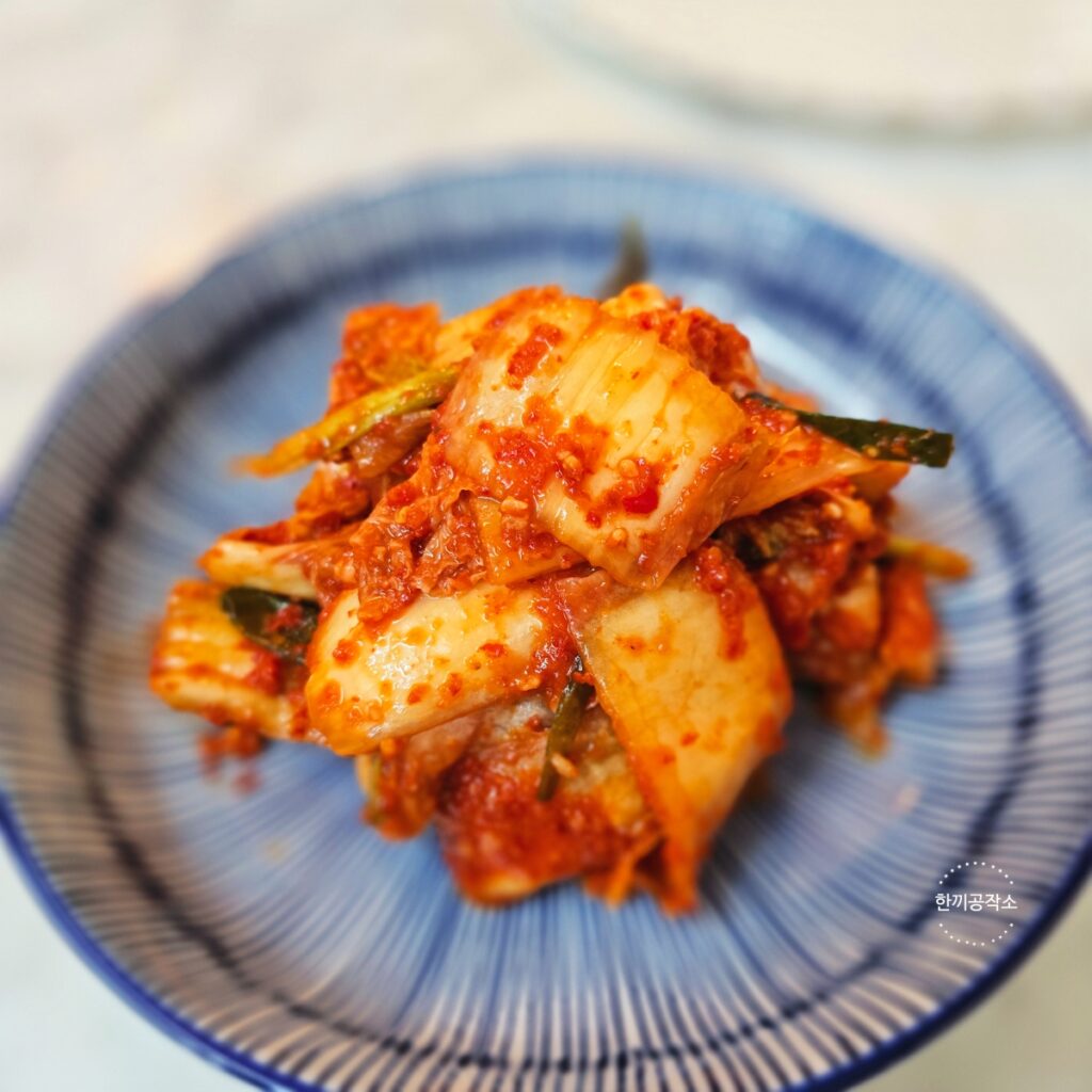 여름 배추김치 담그기, 아삭함이 살아있는 맛김치 레시피 막김치! | 한끼공작소 20 2 | 한끼공작소