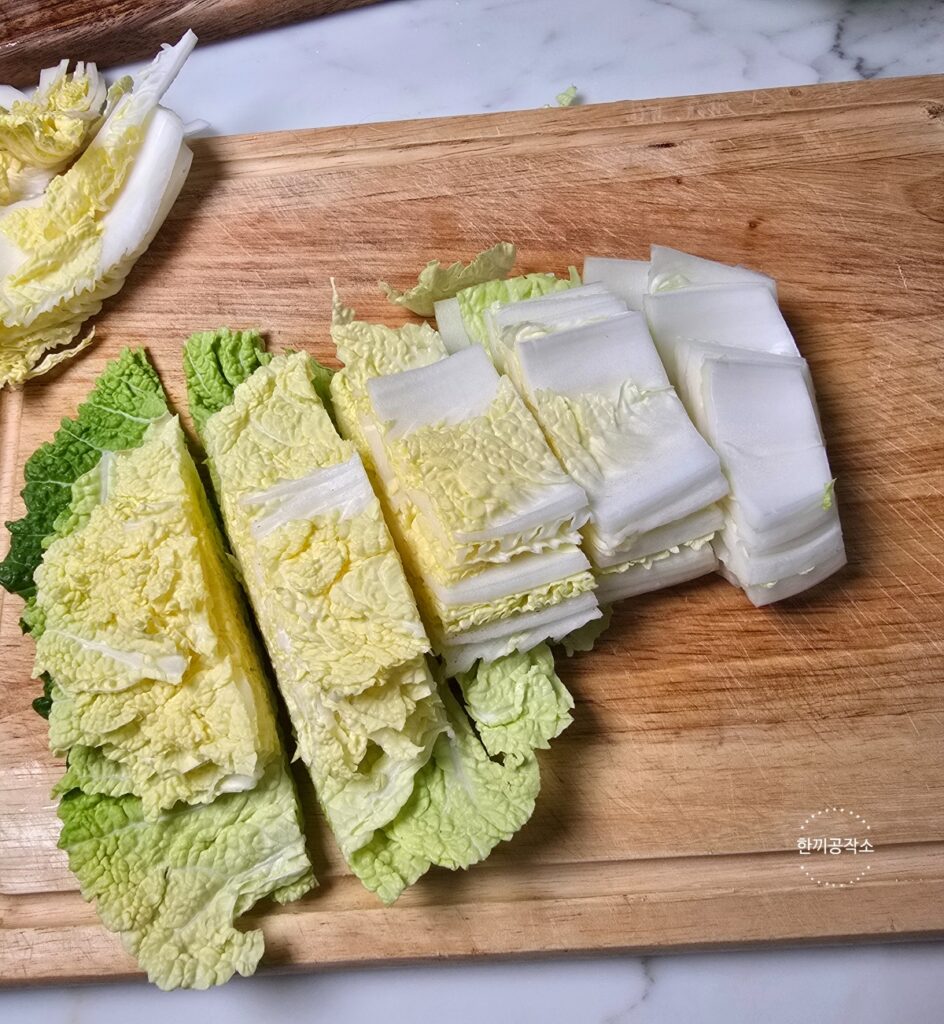 여름 배추김치 담그기, 아삭함이 살아있는 맛김치 레시피 막김치! | 한끼공작소 5 | 한끼공작소