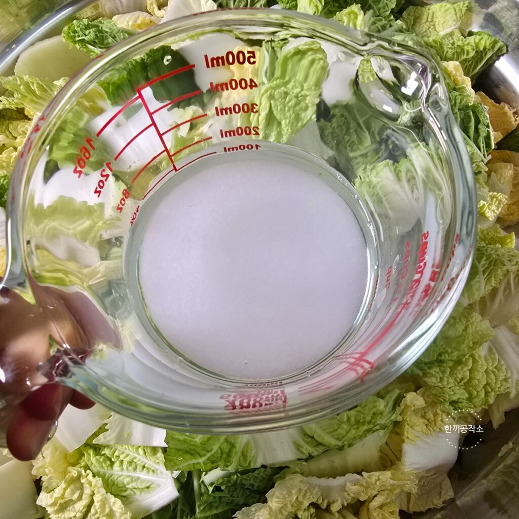 여름 배추김치 담그기, 아삭함이 살아있는 맛김치 레시피 막김치! | 한끼공작소 7 1 | 한끼공작소