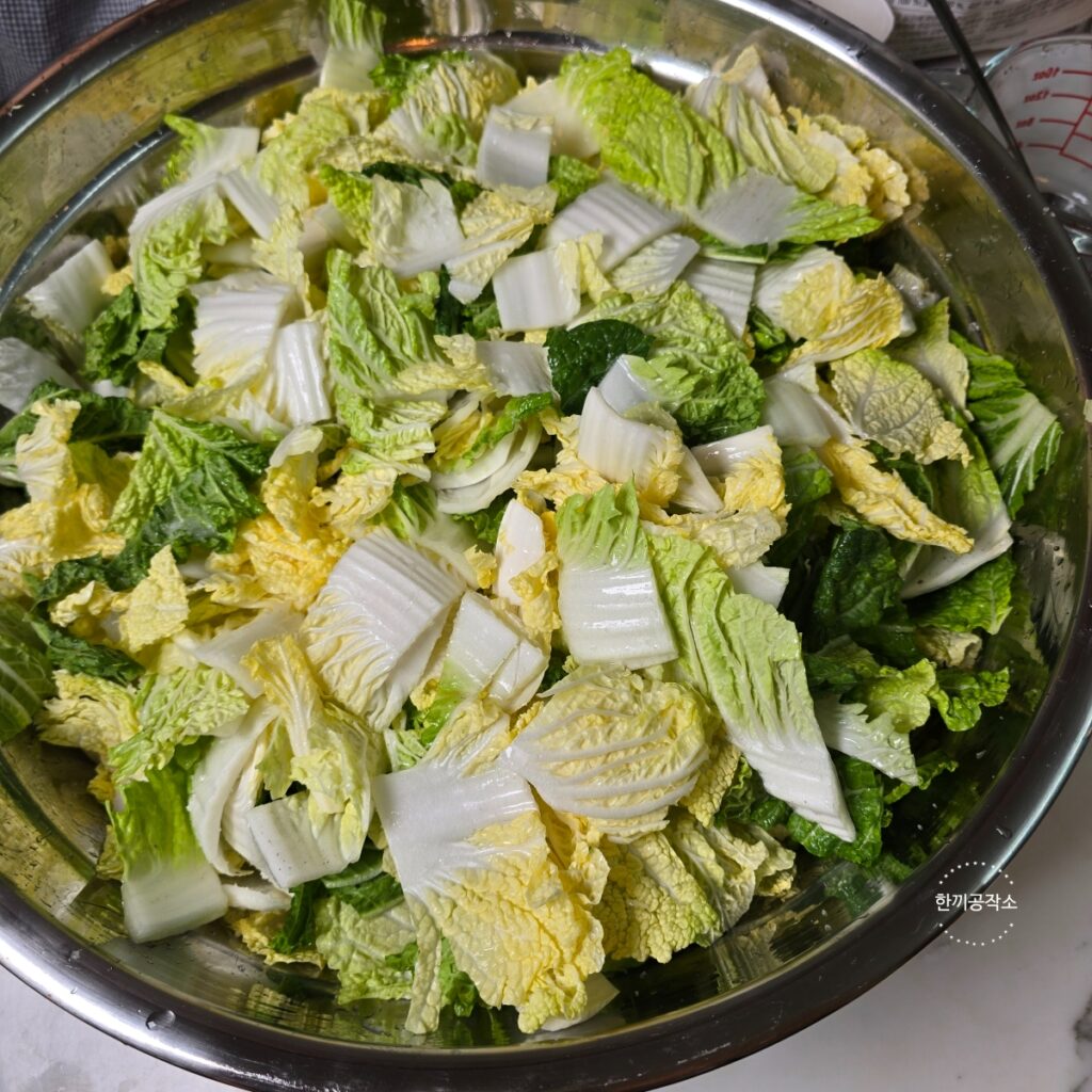 여름 배추김치 담그기, 아삭함이 살아있는 맛김치 레시피 막김치! | 한끼공작소 8 | 한끼공작소