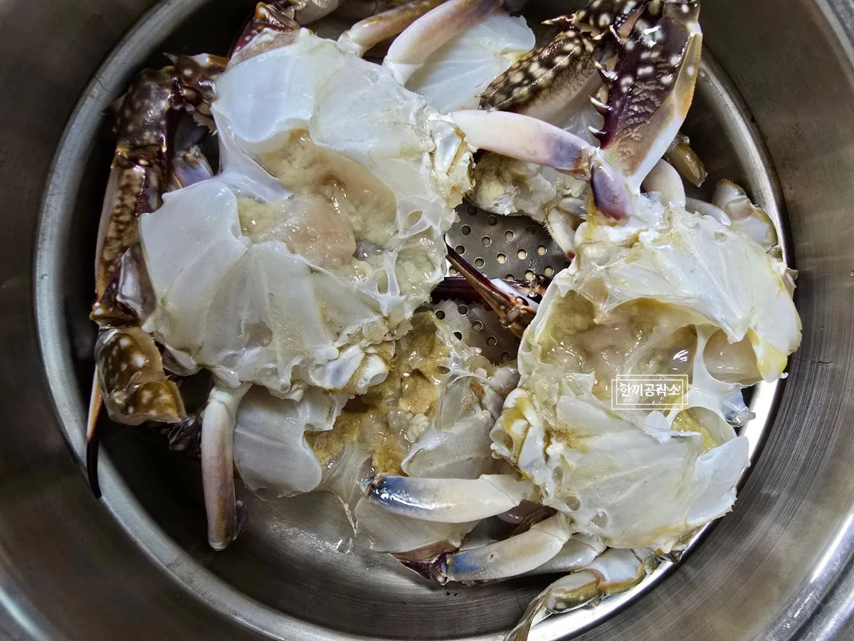 꽃게찜 제철 가을 꽃게찜 레시피 손질, 찌는 시간