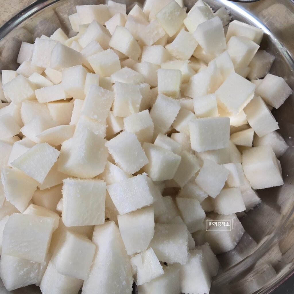 여름무 깍두기 담그는법 (아린 맛 없는 황금 레시피) 설렁탕집 이모님 비법! | 한끼공작소 10 | 한끼공작소